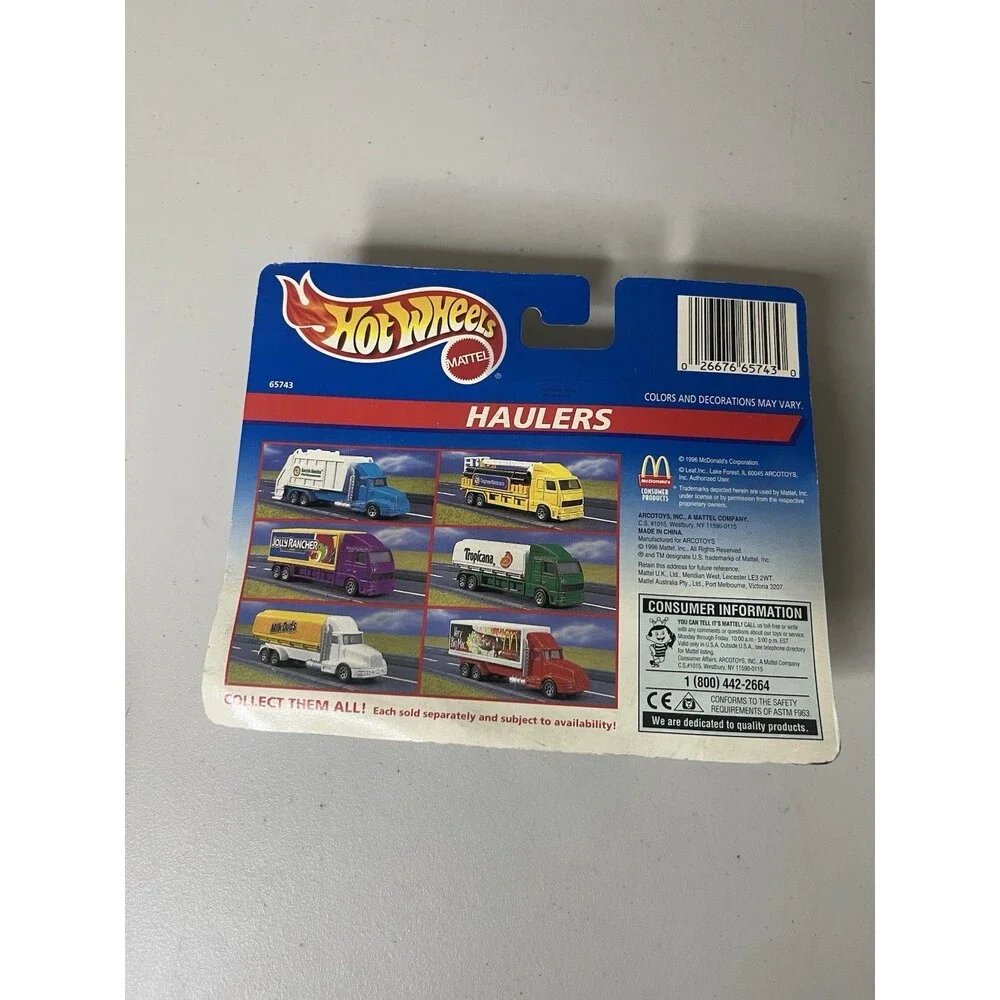 Hot Wheels Haulers -Recycle America- Telephone Maintenance- Truck 1996 Series